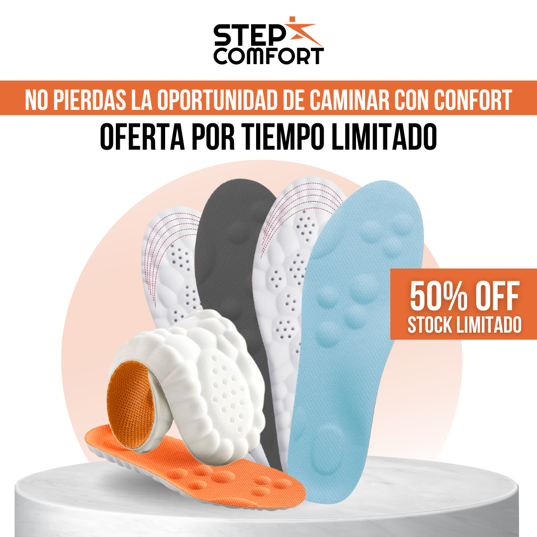 StepComfort™ - Camina sin dolor, siente la nube en cada paso