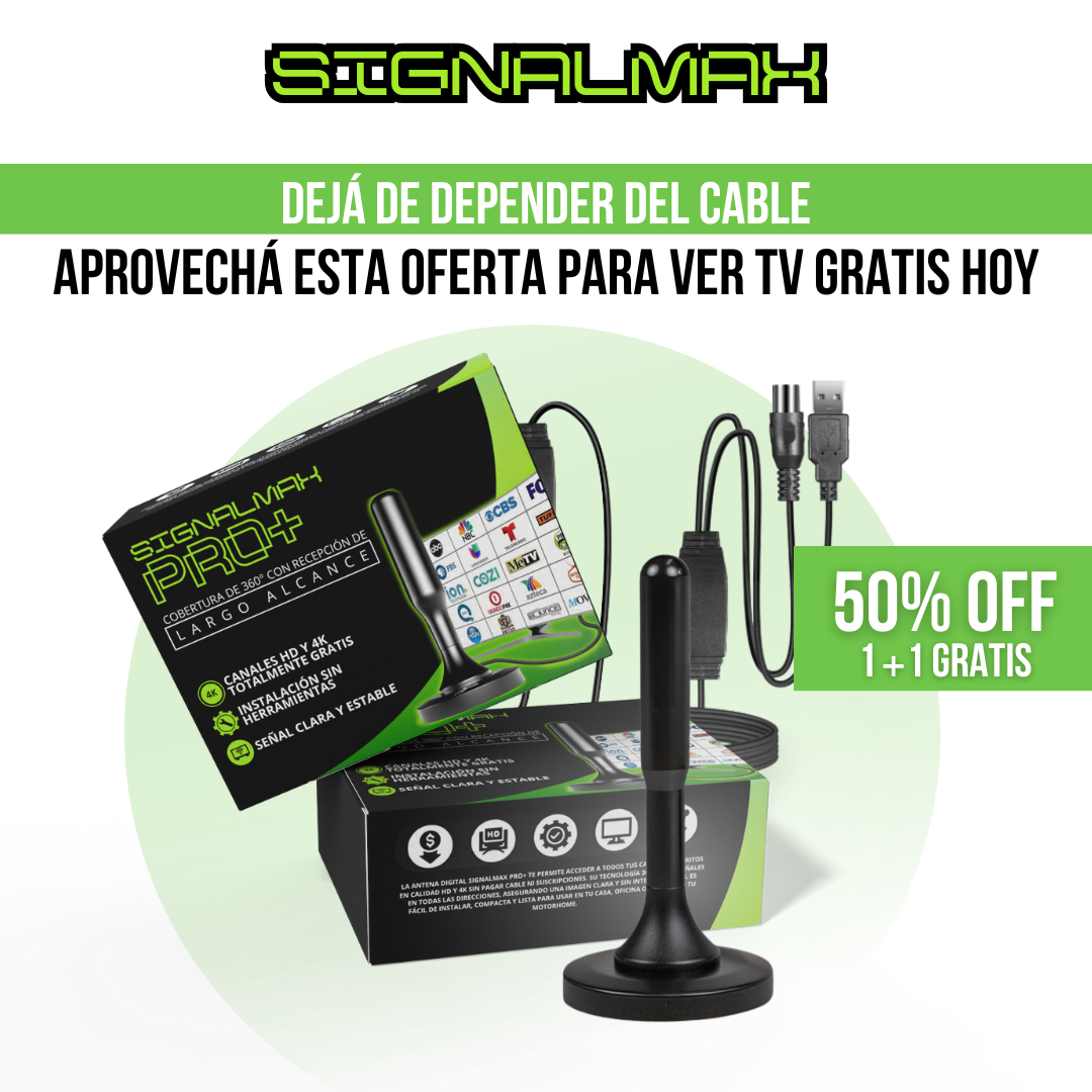 SIGNALMAX™ - Desbloquea +100 canales HD premium