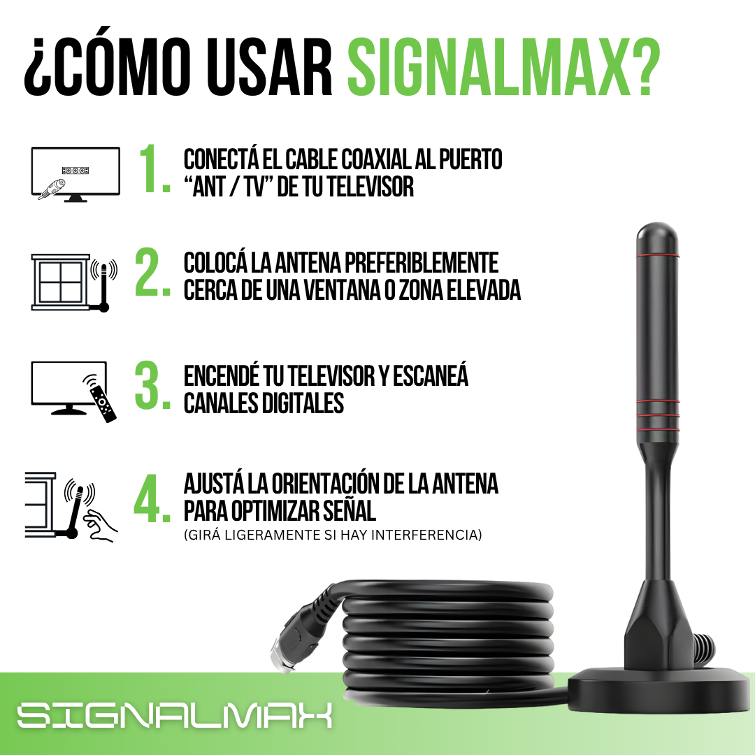 SIGNALMAX™ - Desbloquea +100 canales HD premium