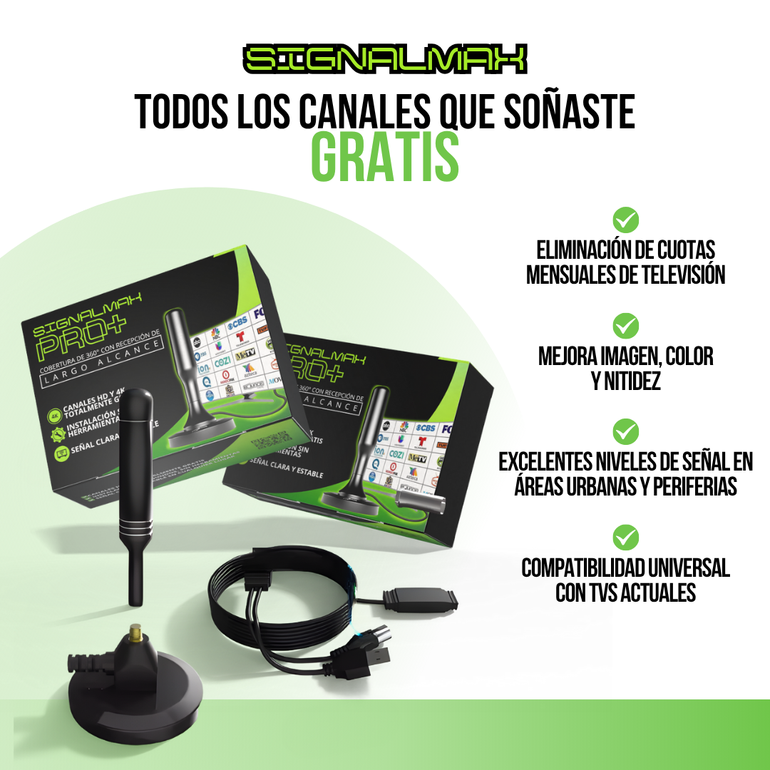 SIGNALMAX™ - Desbloquea +100 canales HD premium