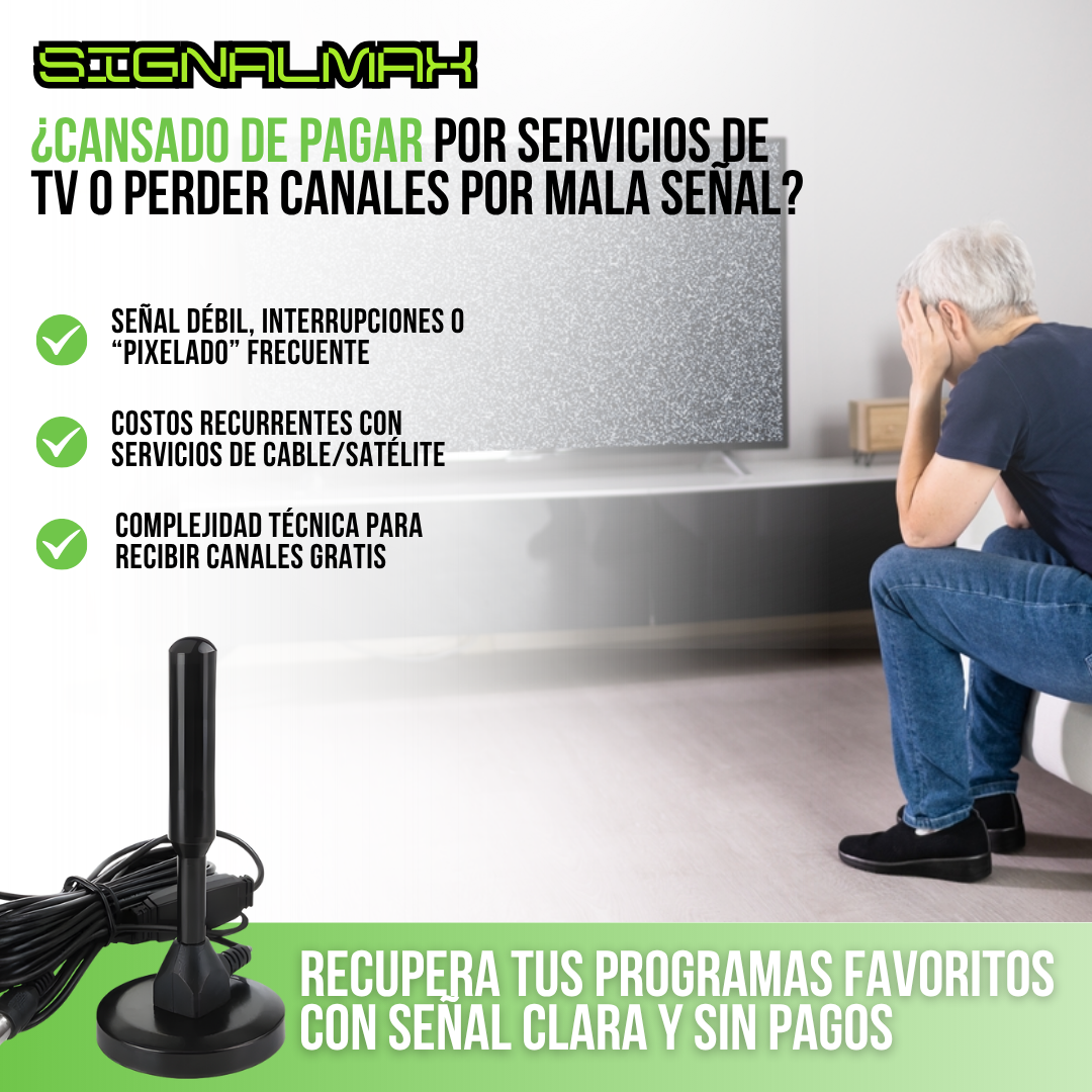 SIGNALMAX™ - Desbloquea +100 canales HD premium