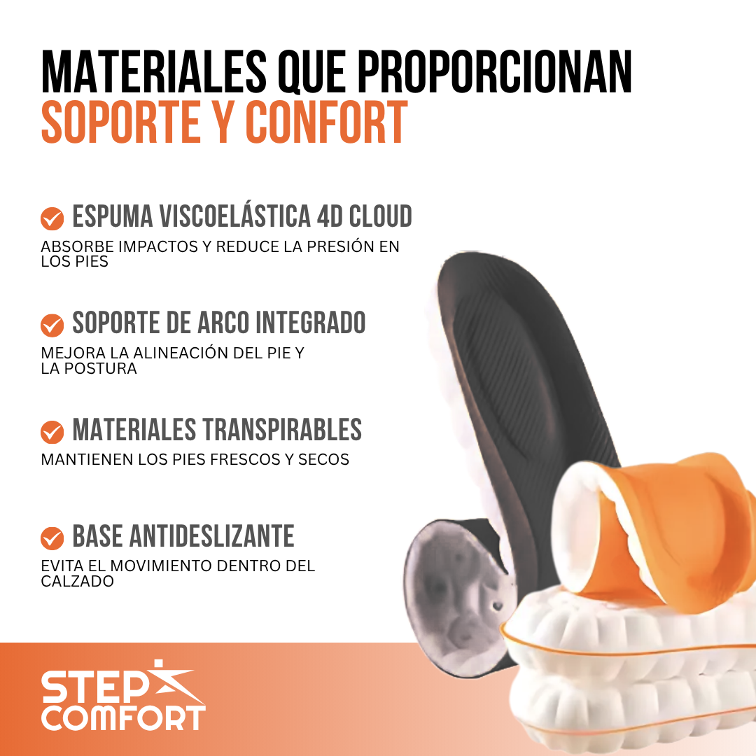 StepComfort™ - Camina sin dolor, siente la nube en cada paso