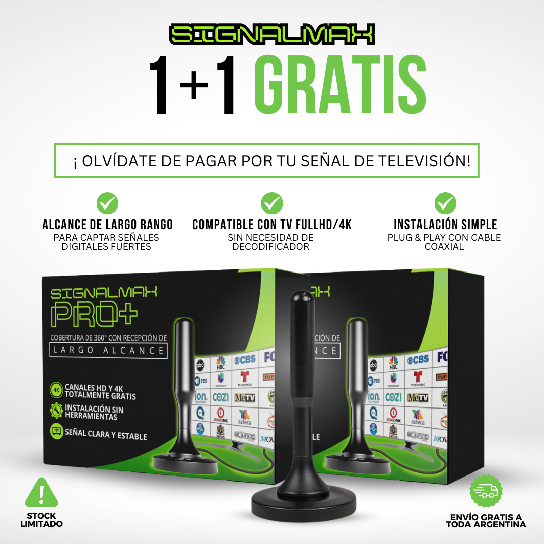 SIGNALMAX™ - Desbloquea +100 canales HD premium
