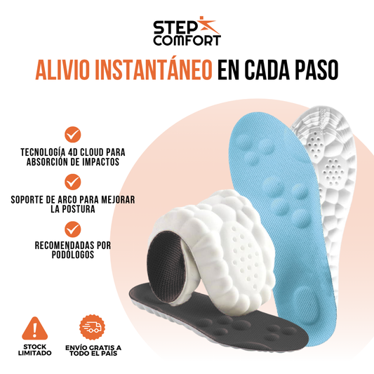 StepComfort™ - Camina sin dolor, siente la nube en cada paso