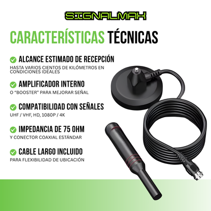 SIGNALMAX™ - Desbloquea +100 canales HD premium