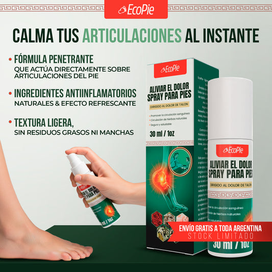 EcoPie - Alivio instantáneo para pies cansados, donde y cuando lo necesites.
