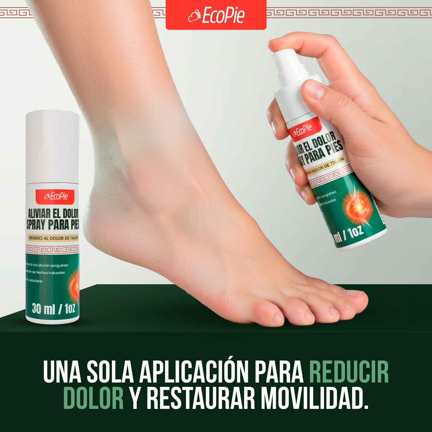 EcoPie - Alivio instantáneo para pies cansados, donde y cuando lo necesites.