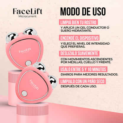 FaceLift - Masajeador Facial HV Microcorriente
