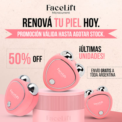 FaceLift - Masajeador Facial HV Microcorriente