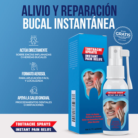 Tooth Relief Spray™ Alivio inmediato, sonrisa asegurada.