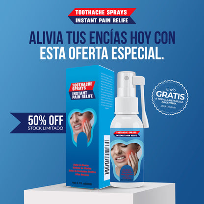 Tooth Relief Spray™ Alivio inmediato, sonrisa asegurada.