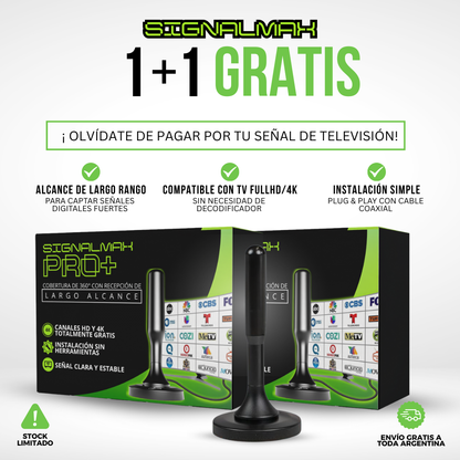 SIGNALMAX™ - Desbloquea +100 canales HD premium